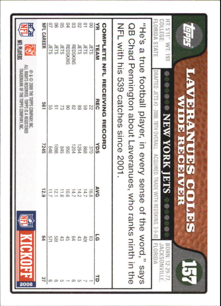 A4549- 2008 Topps Kick-Off Fb Karten 1-220 + Einsätze -du Pick- 15 + Kostenlose - Bild 151 von 379