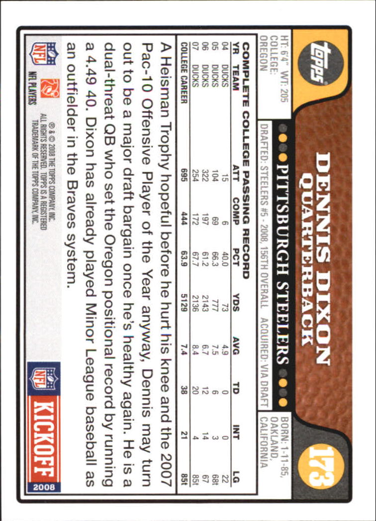 A4549- 2008 Topps Kick-Off Fb Karten 1-220 + Einsätze -du Pick- 15 + Kostenlose - Bild 171 von 379