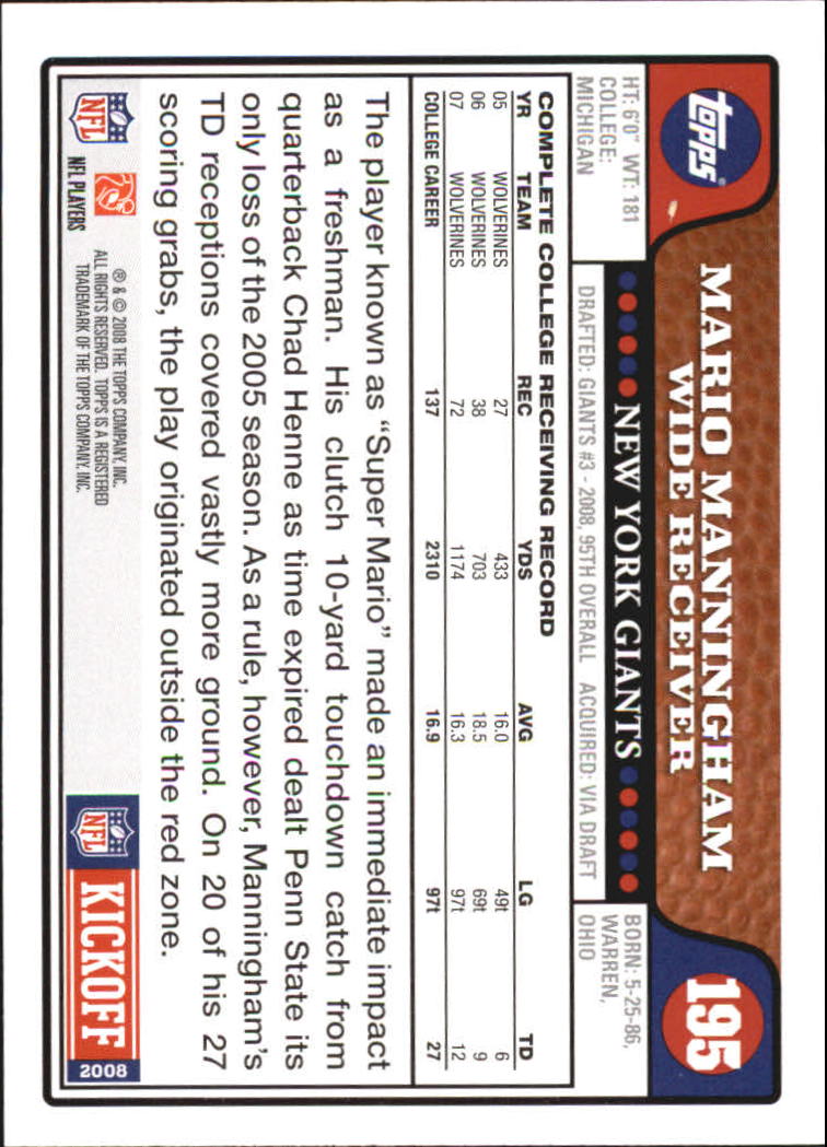 A4549- 2008 Topps Kick-Off Fb Karten 1-220 + Einsätze -du Pick- 15 + Kostenlose - Bild 213 von 379