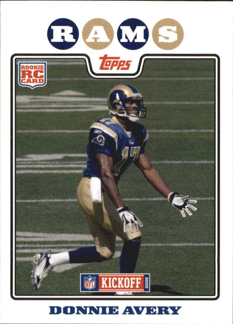 2008 Topps Kickoff #198 Donnie Avery RC