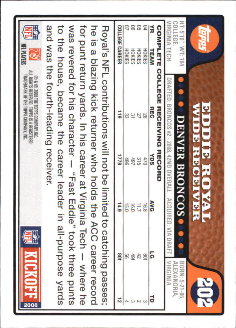 A4549- 2008 Topps Kick-Off Fb Karten 1-220 + Einsätze -du Pick- 15 + Kostenlose - Bild 227 von 379