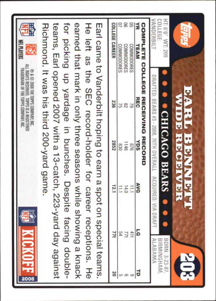 A4549- 2008 Topps Kick-Off Fb Karten 1-220 + Einsätze -du Pick- 15 + Kostenlose - Bild 229 von 379