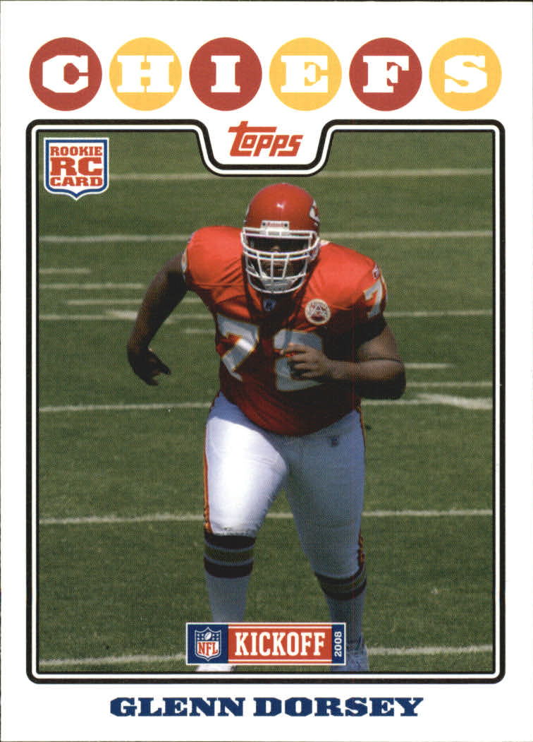 2008 Topps Kickoff #212 Glenn Dorsey RC