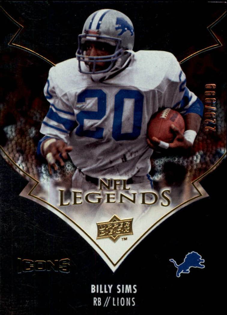 2008 Icons (Upper Deck) Football "Insert and Insert Parallel" Cards - Picture 94 of 121