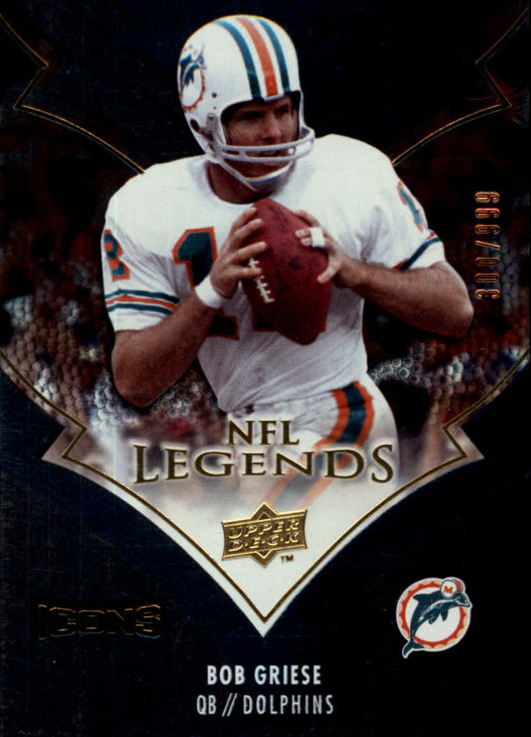 2008 Icons (Upper Deck) Football "Insert and Insert Parallel" Cards - Picture 96 of 121