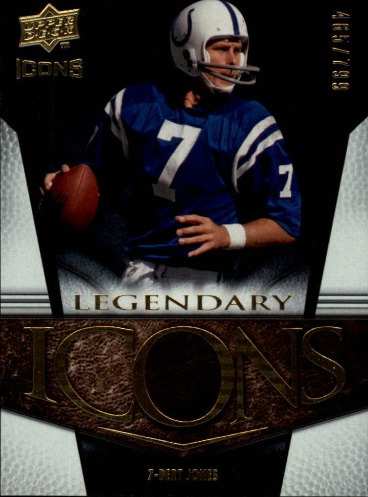 2008 Icons (Upper Deck) Football "Insert and Insert Parallel" Cards - Picture 40 of 121