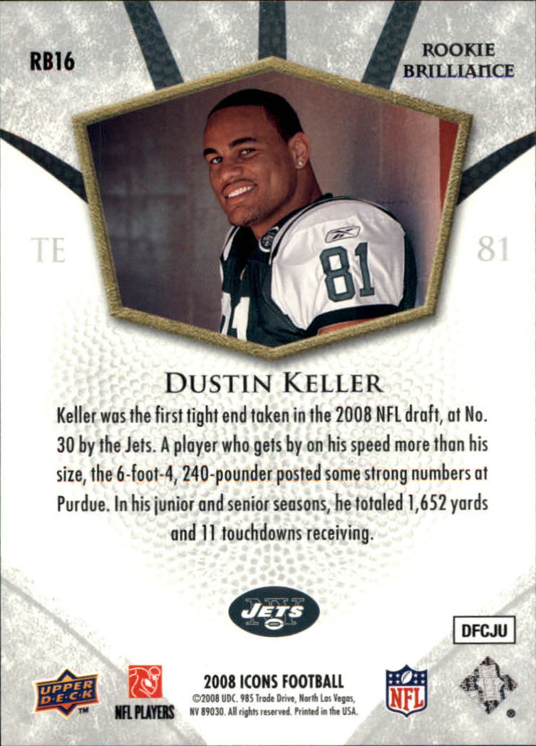 2008 Icons (Upper Deck) Football "Insert and Insert Parallel" Cards - Picture 113 of 121
