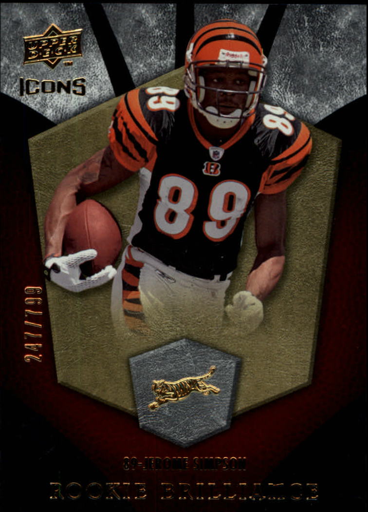 2008 Icons (Upper Deck) Football "Insert and Insert Parallel" Cards - Picture 114 of 121