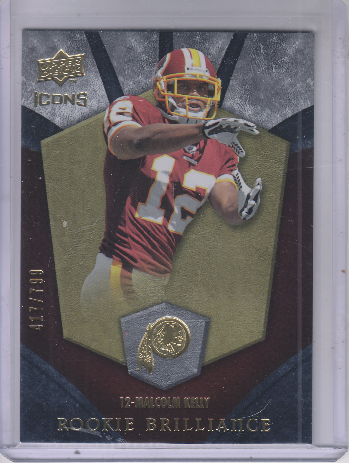 2008 Icons (Upper Deck) Football "Insert and Insert Parallel" Cards - Picture 116 of 121