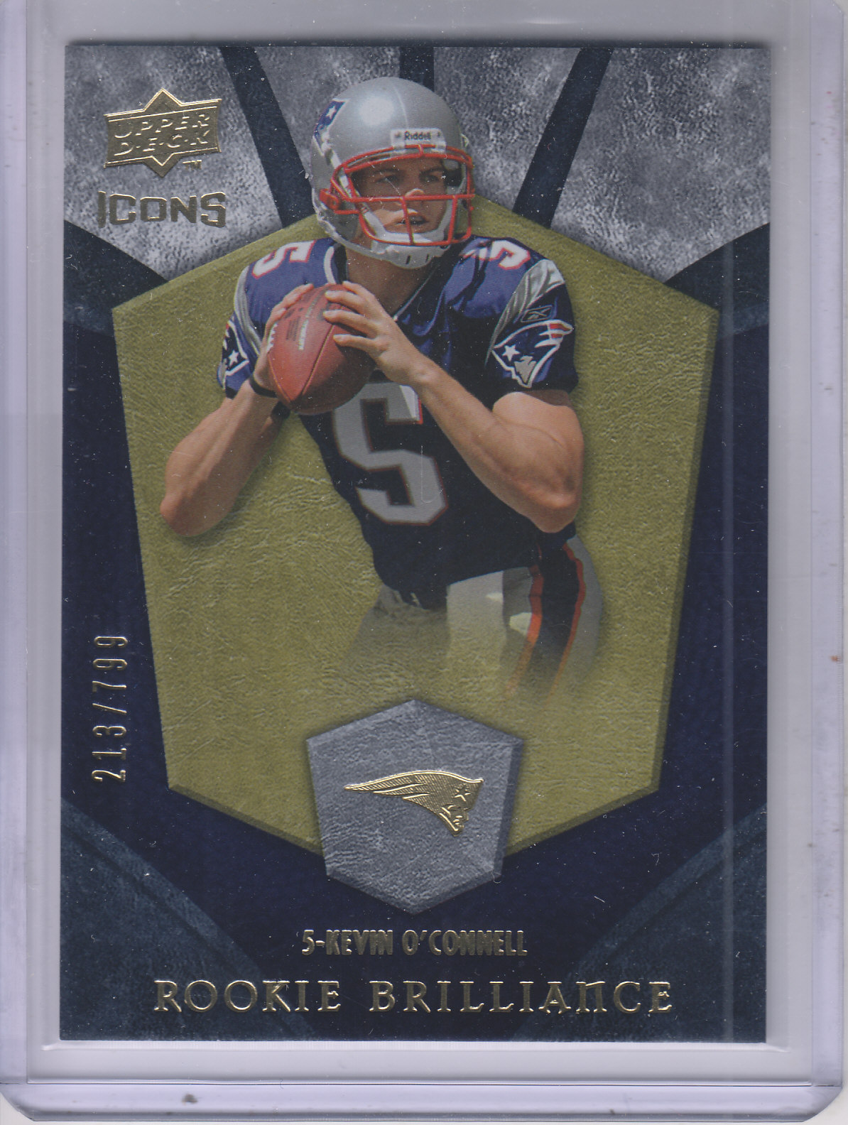 2008 Upper Deck Icons Rookie Brilliance Silver #RB35 Kevin O'Connell