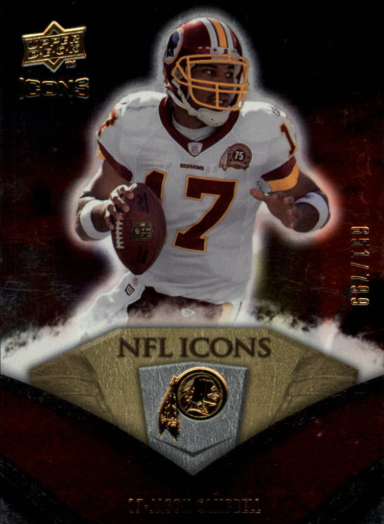 2008 Icons (Upper Deck) Football "Insert and Insert Parallel" Cards - Picture 80 of 121
