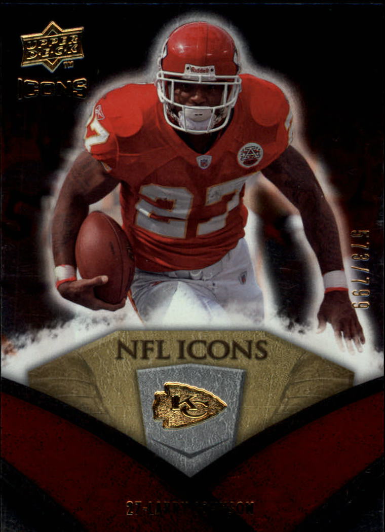 2008 Upper Deck Icons NFL Icons Silver #NFL31 Larry Johnson