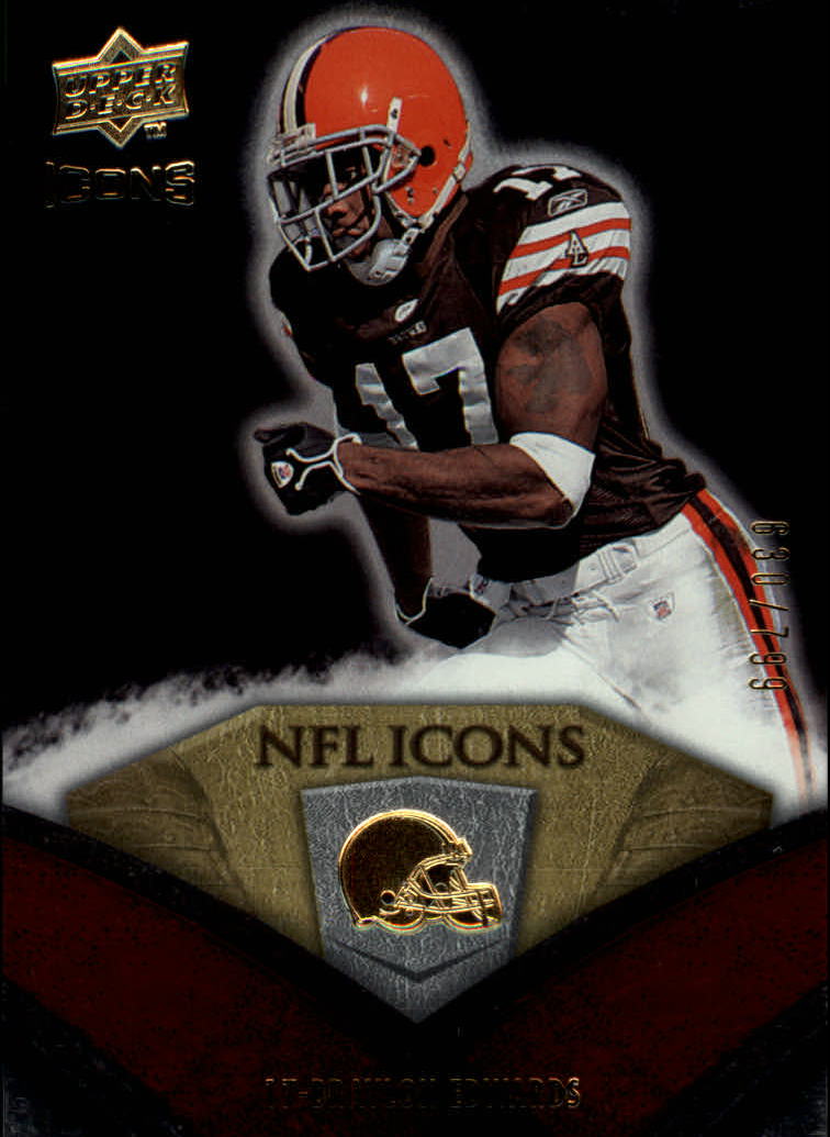 2008 Icons (Upper Deck) Football "Insert and Insert Parallel" Cards - Picture 92 of 121