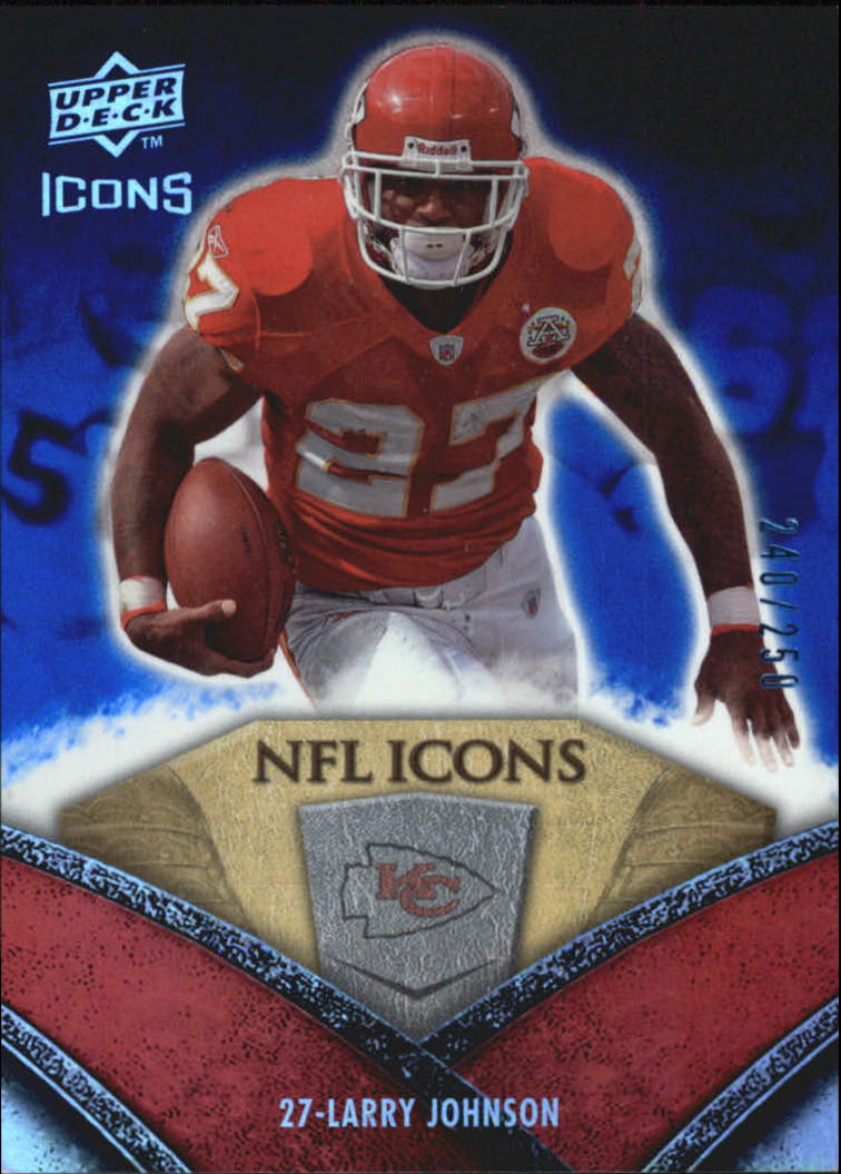 2008 Icons (Upper Deck) Football "Insert and Insert Parallel" Cards - Picture 64 of 121