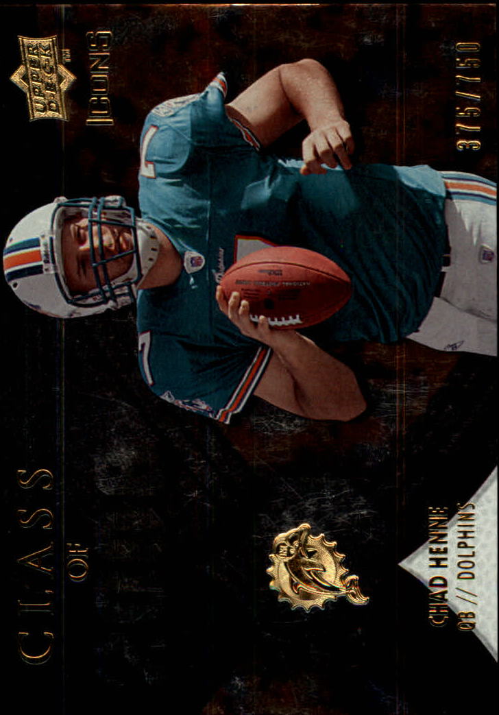 2008 Upper Deck Icons Class of 2008 Silver #CO8 Chad Henne