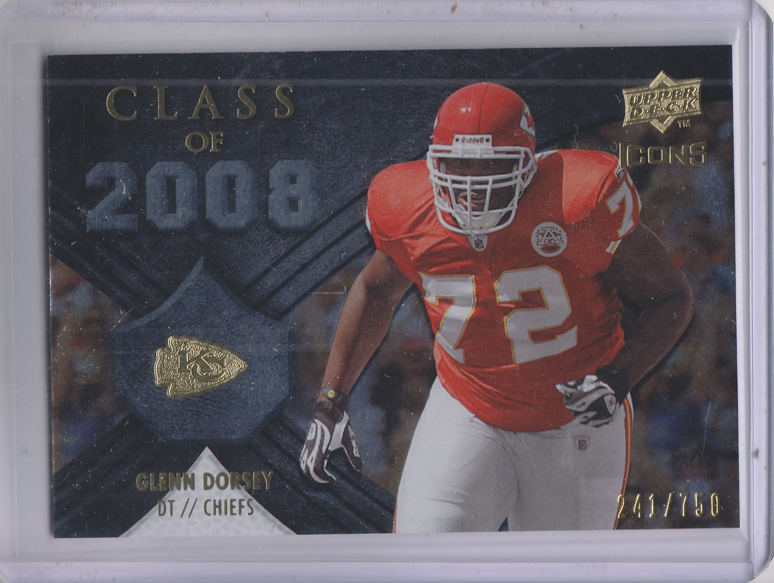 2008 Icons (Upper Deck) Football "Insert and Insert Parallel" Cards - Picture 10 of 121