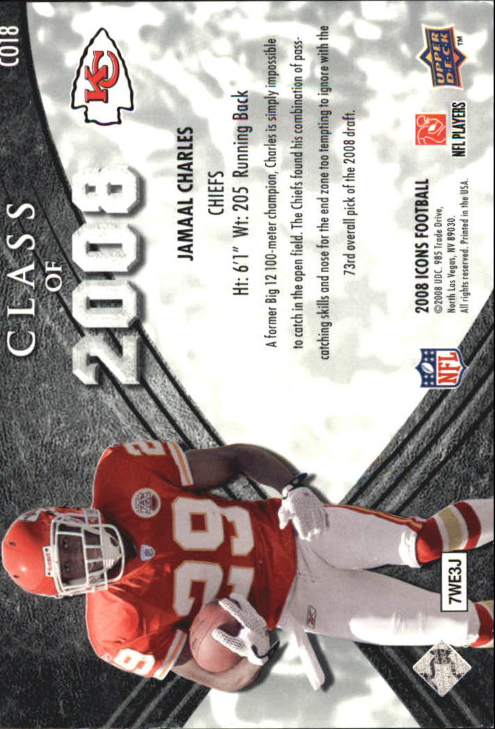 2008 Icons (Upper Deck) Football "Insert and Insert Parallel" Cards - Picture 5 of 121