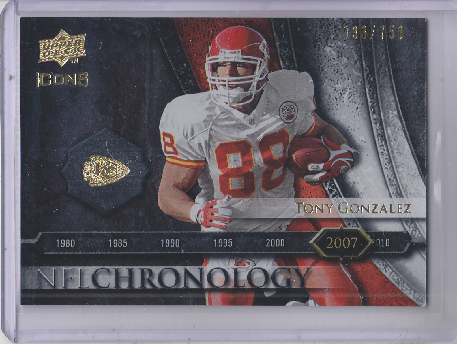 2008 Icons (Upper Deck) Football "Insert and Insert Parallel" Cards - Picture 56 of 121