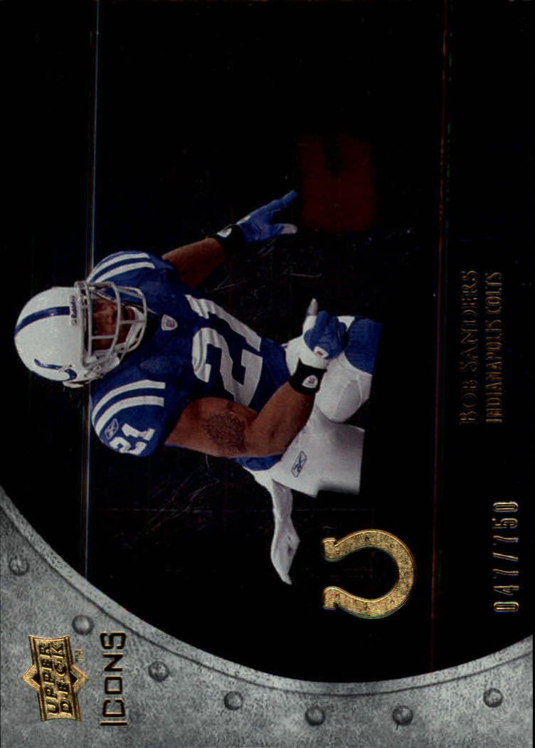 2008 Icons (Upper Deck) Football "Insert and Insert Parallel" Cards - Picture 26 of 121