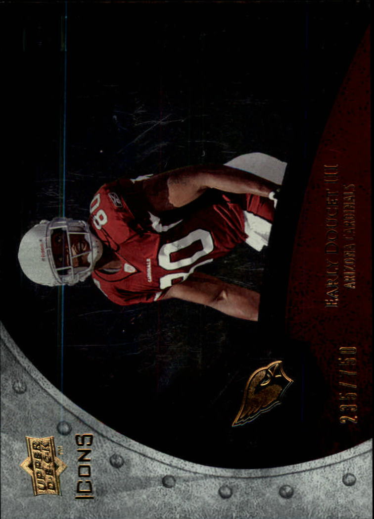 2008 Icons (Upper Deck) Football "Insert and Insert Parallel" Cards - Picture 28 of 121