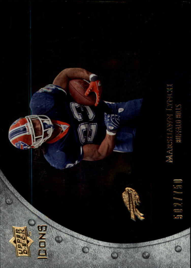 2008 Icons (Upper Deck) Football "Insert and Insert Parallel" Cards - Picture 32 of 121