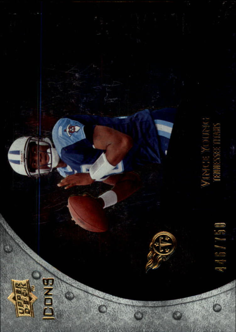 2008 Icons (Upper Deck) Football "Insert and Insert Parallel" Cards - Picture 36 of 121