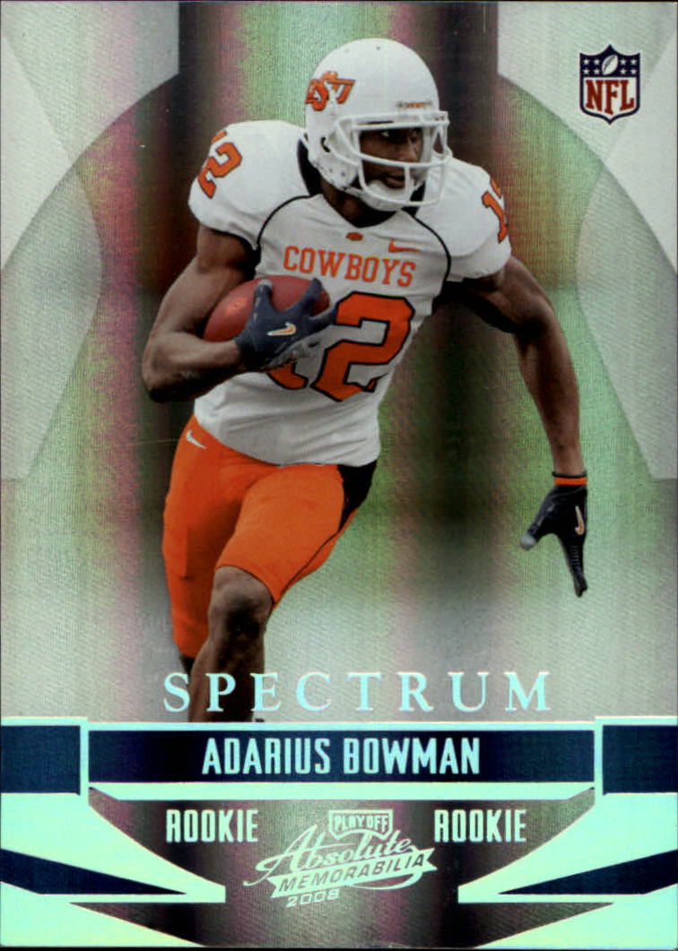 2008 Absolute Memorabilia Spectrum Silver #234 Adarius Bowman