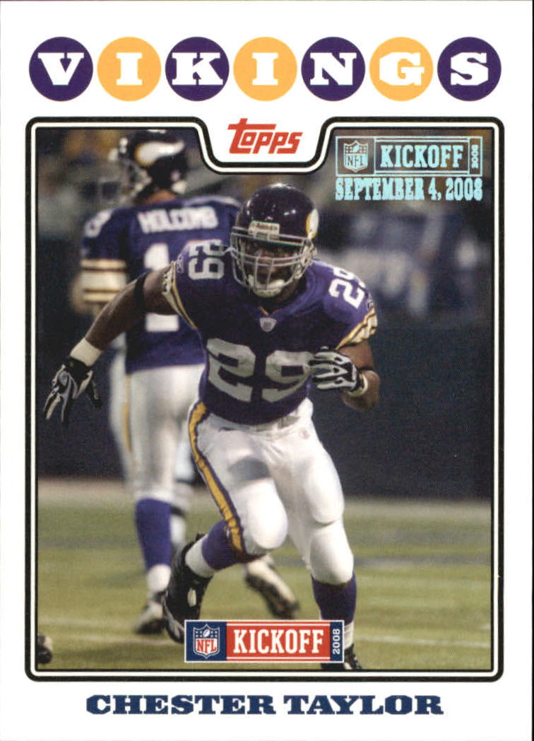 2008 Topps Kickoff Silver Holofoil #23 Chester Taylor