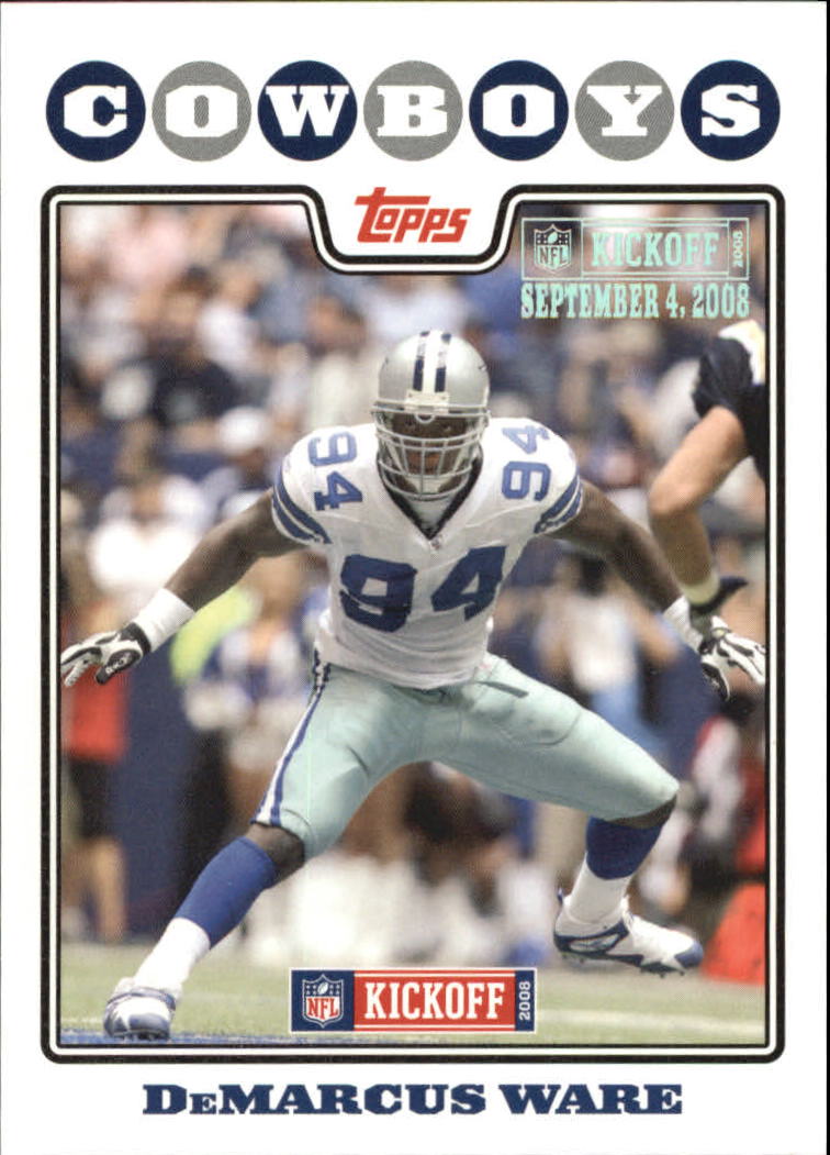 2008 Topps Kickoff Silver Holofoil #38 DeMarcus Ware