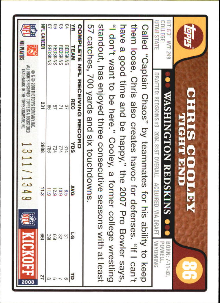 A4549- 2008 Topps Kick-Off Fb Karten 1-220 + Einsätze -du Pick- 15 + Kostenlose - Bild 325 von 379