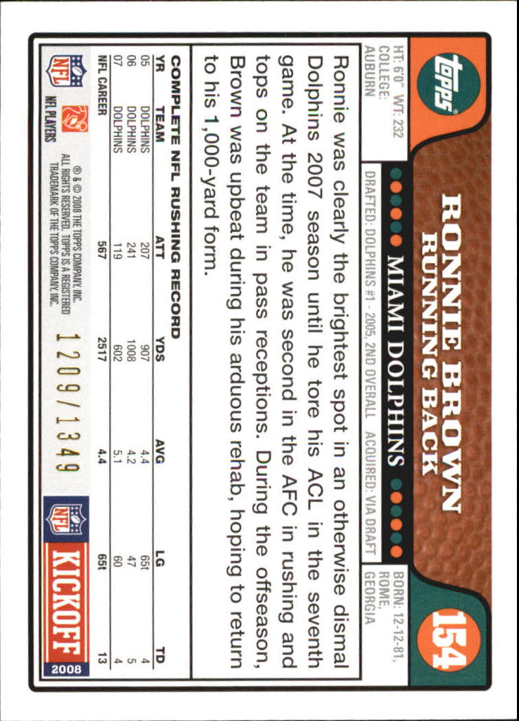A4549- 2008 Topps Kick-Off Fb Karten 1-220 + Einsätze -du Pick- 15 + Kostenlose - Bild 347 von 379