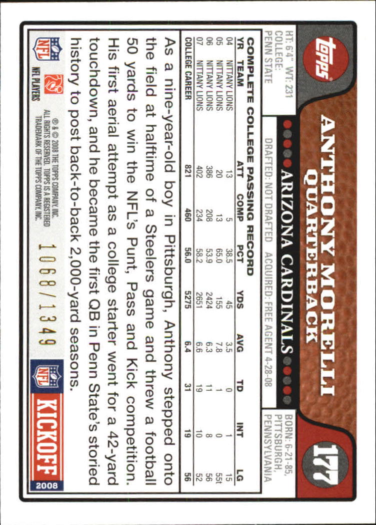 A4549- 2008 Topps Kick-Off Fb Karten 1-220 + Einsätze -du Pick- 15 + Kostenlose - Bild 357 von 379