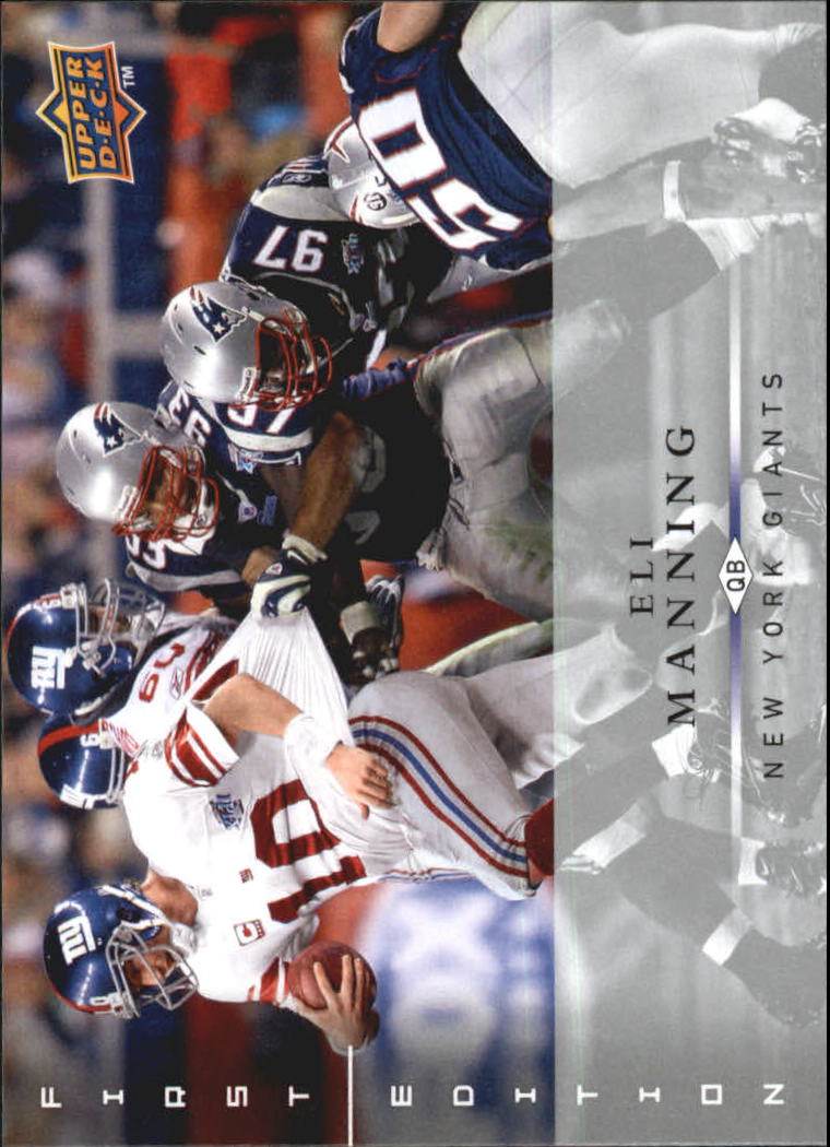 2008 Upper Deck First Edition #96 Eli Manning
