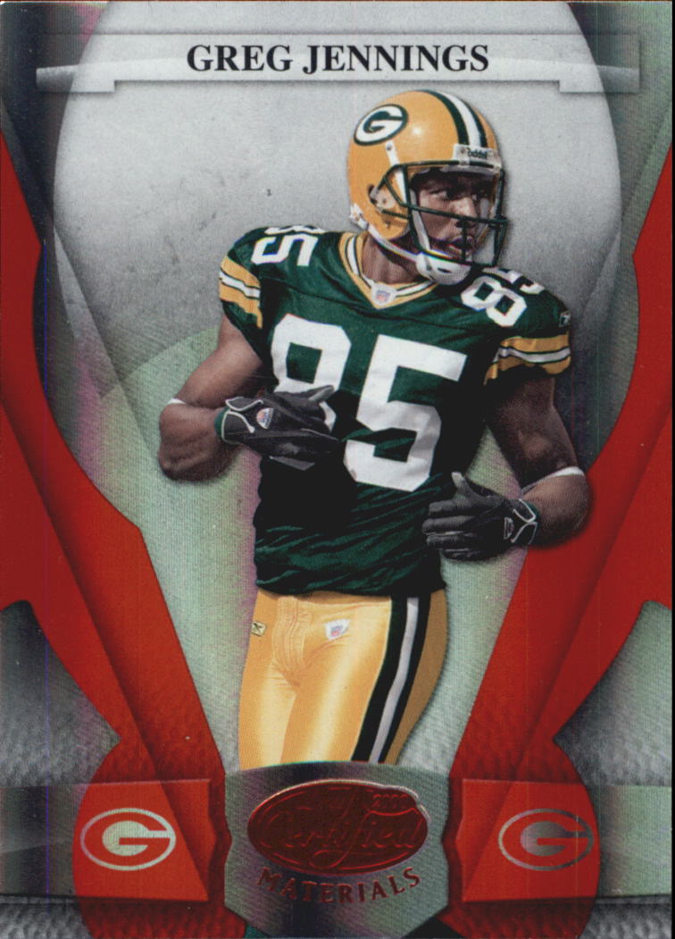 2008 Leaf Certified Materials Mirror Red #47 Greg Jennings