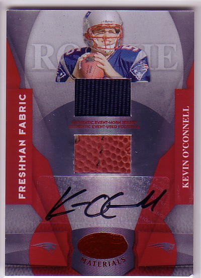 2008 Leaf Certified Materials Mirror Red Signatures #208 Kevin O'Connell FF/250