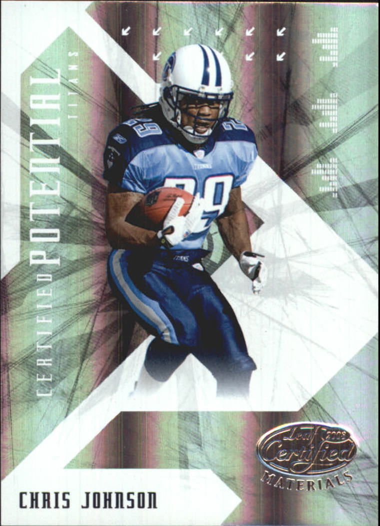 2008 Leaf Certified Materials Certified Potential Mirror #5 Chris Johnson