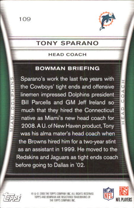 A5003- 2008 Bowman Football Card #s 1-250 +Rookies -You Pick- 15+ FREE US SHIP - Picture 205 of 479