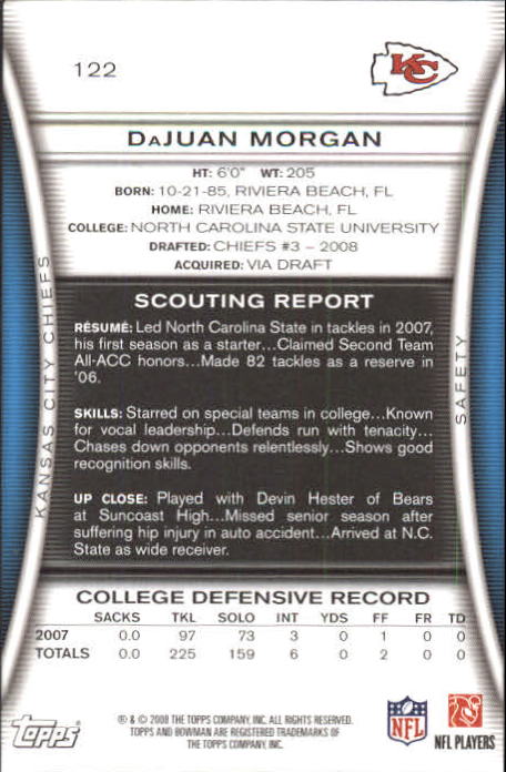 A5003- 2008 Bowman Football Card #s 1-250 +Rookies -You Pick- 15+ FREE US SHIP - Picture 231 of 479