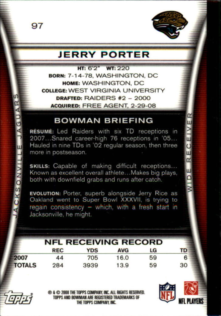 A5003- 2008 Bowman Football Cards 251-275 +Inserts -You Pick- 15+ FREE US SHIP - Picture 213 of 374
