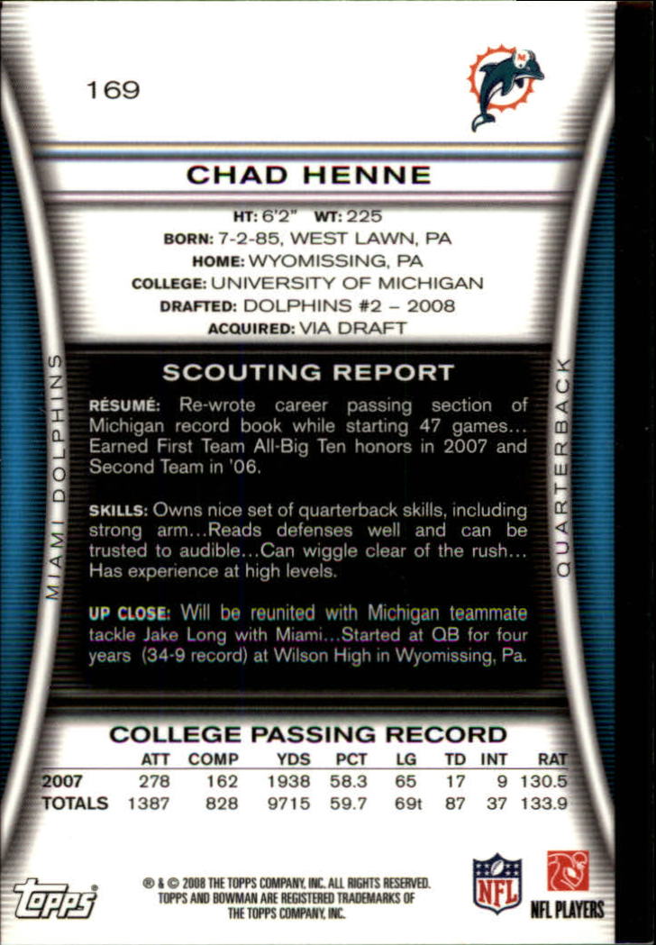 A5003- 2008 Bowman Football Cards 251-275 +Inserts -You Pick- 15+ FREE US SHIP - Picture 261 of 374