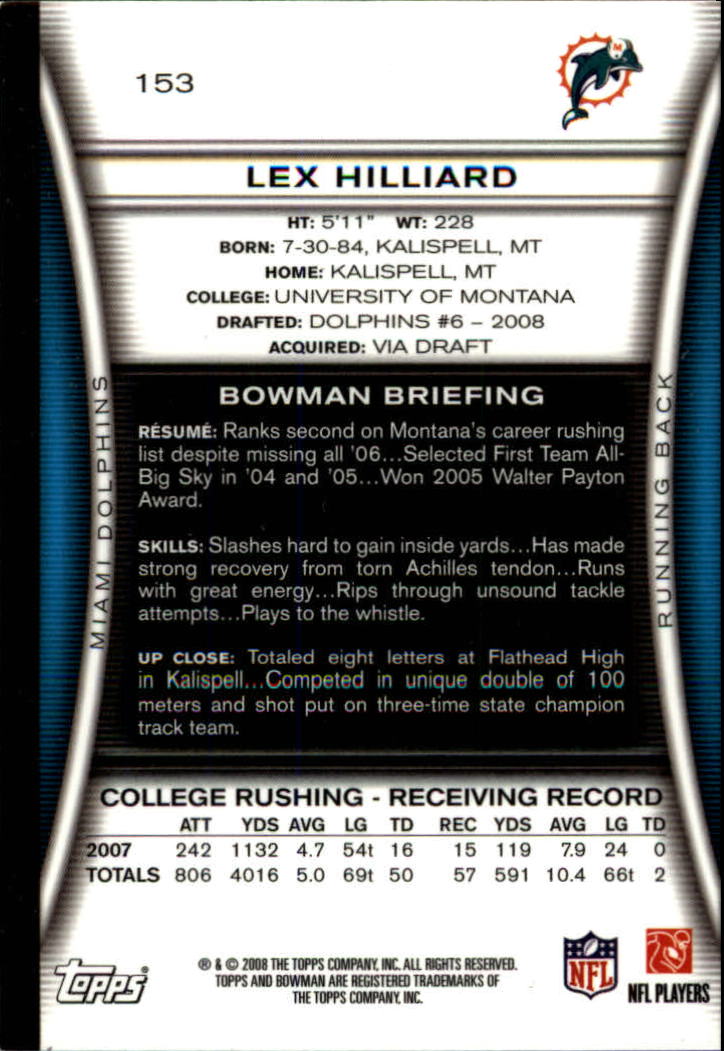 A5003- 2008 Bowman Football Cards 251-275 +Inserts -You Pick- 15+ FREE US SHIP - Picture 251 of 374