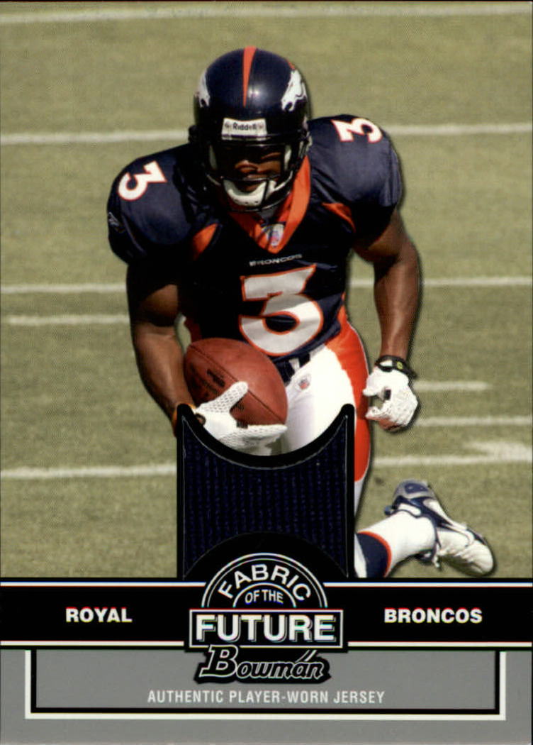 2008 Bowman Fabric of the Future #FFER Eddie Royal B