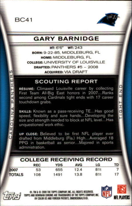 A1135- 2008 Bowman Chrome FB Cards 1-220 +Rookies -You Pick- 15+ FREE US SHIP - Picture 79 of 409