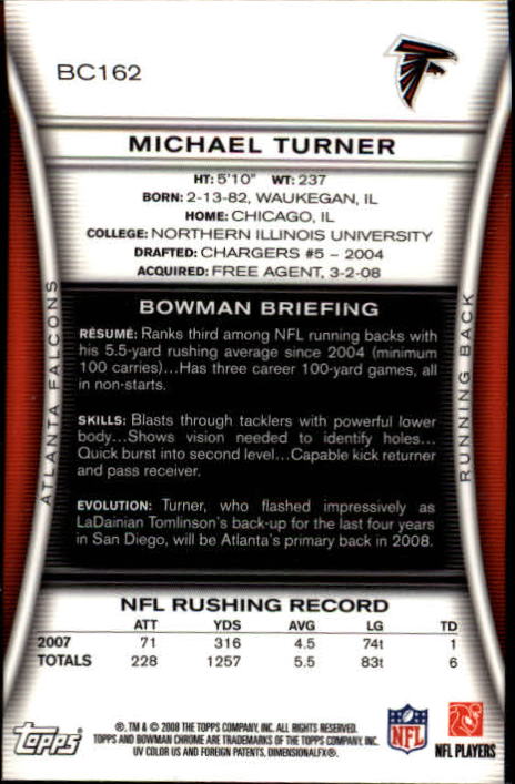 A1135- 2008 Bowman Chrome FB Cards 1-220 +Rookies -You Pick- 15+ FREE US SHIP - Picture 297 of 409