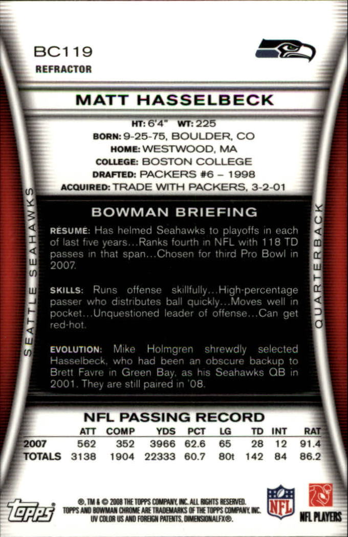 A1135- 2008 Bowman Chrome FB Assorted Insert Cards -You Pick- 15+ FREE US SHIP - Picture 81 of 324