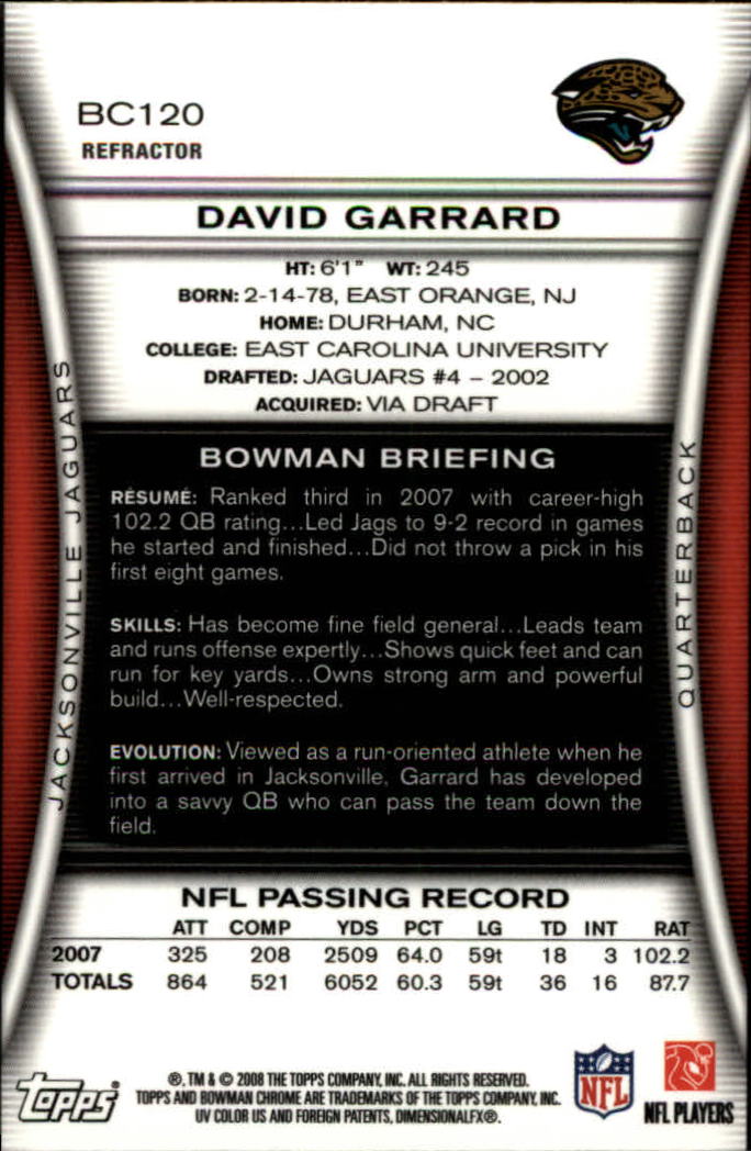 A1135- 2008 Bowman Chrome FB Assorted Insert Cards -You Pick- 15+ FREE US SHIP - Picture 105 of 324