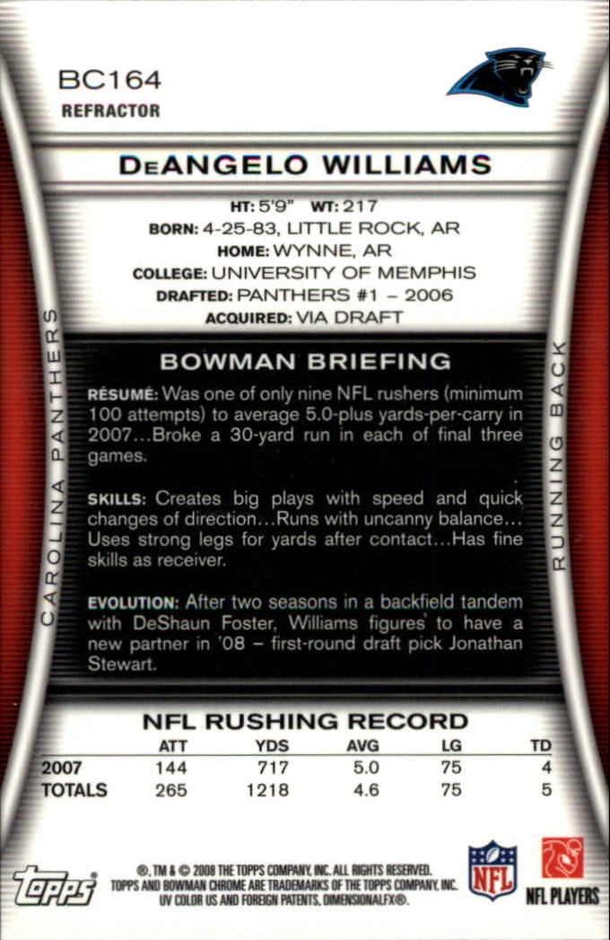 A1135- 2008 Bowman Chrome FB Assorted Insert Cards -You Pick- 15+ FREE US SHIP - Picture 15 of 324