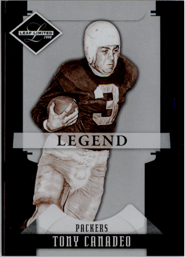 2008 Leaf Limited #189 Tony Canadeo