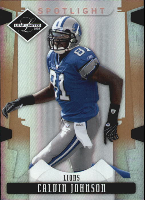 Calvin Johnson Football Card (Detroit Lions, WR) 2008 Upper Deck Rookie  Season #63 at 's Sports Collectibles Store