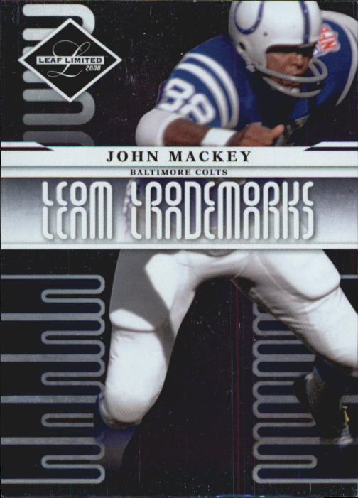 2008 Leaf Limited Team Trademarks #11 John Mackey